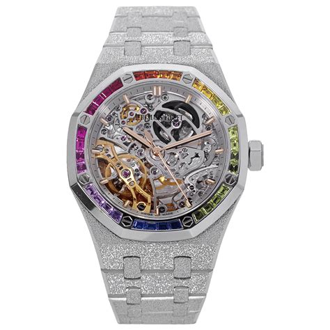 frosted audemars piguet skeleton|Audemars Piguet 41mm.